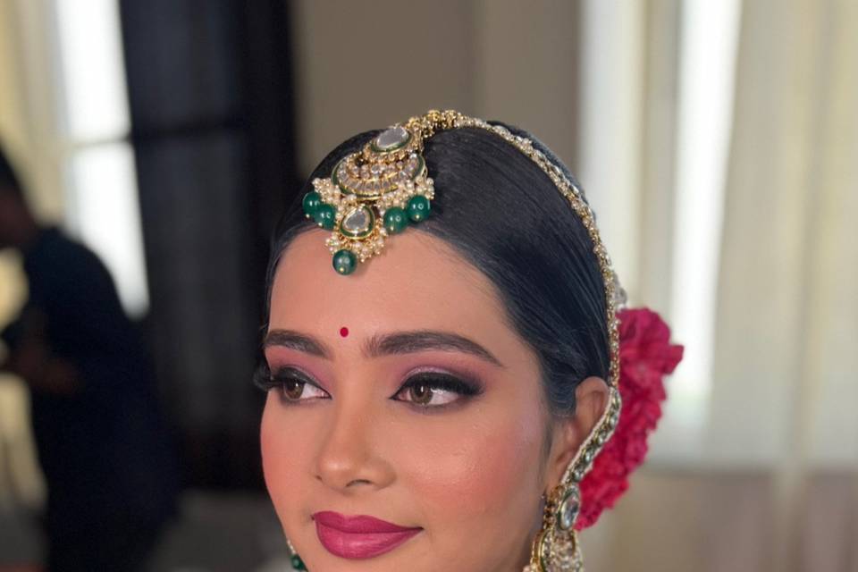 Day time bridal look