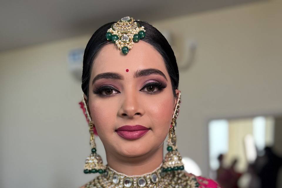 Day time bridal look