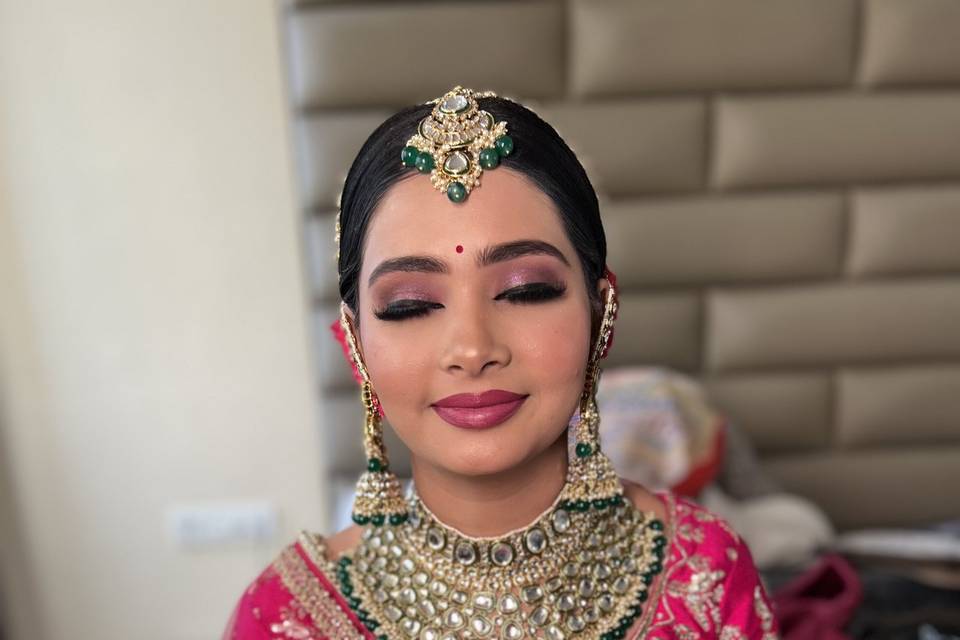 Day time bridal look