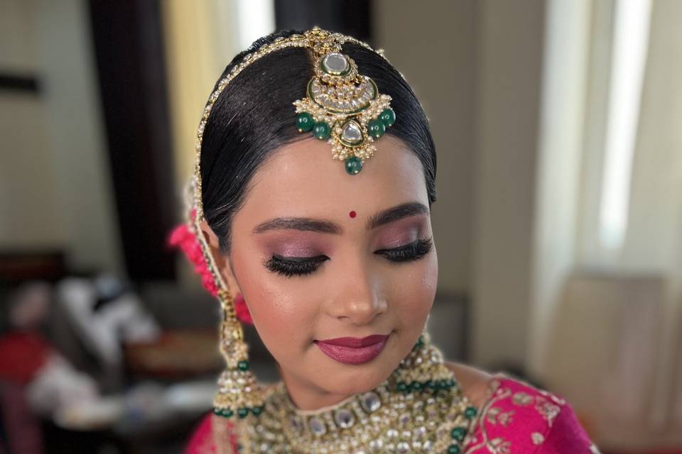 Day time bridal look