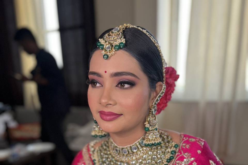 Day time bridal look