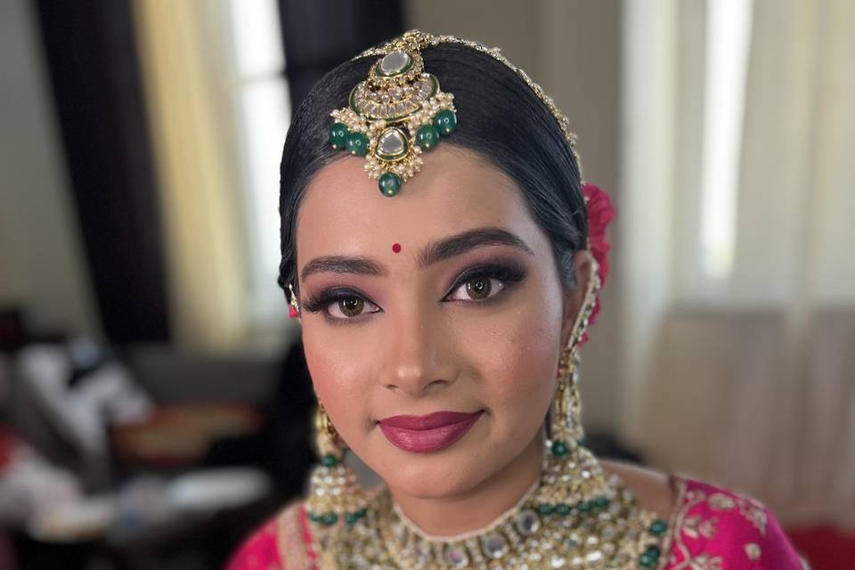 Day time bridal look