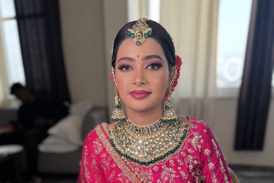 Day time bridal look