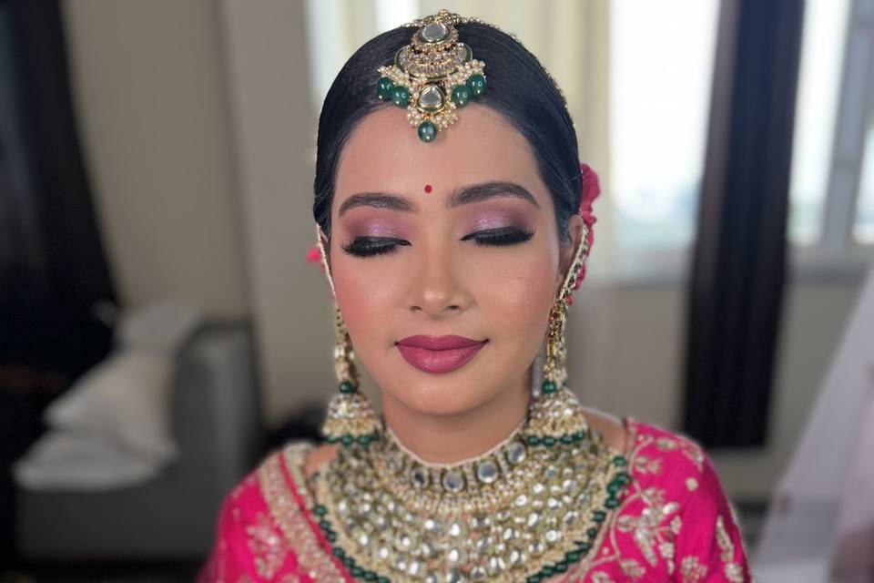 Day time bridal look