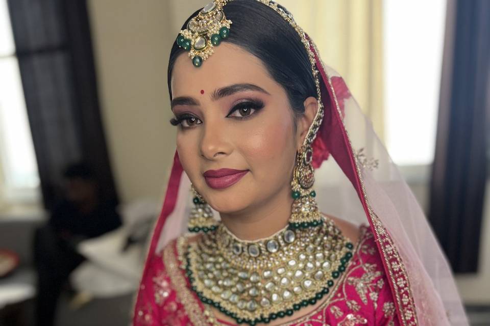 Day time bridal look