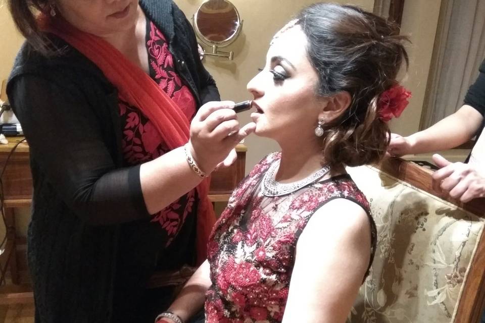 Bridal makeup