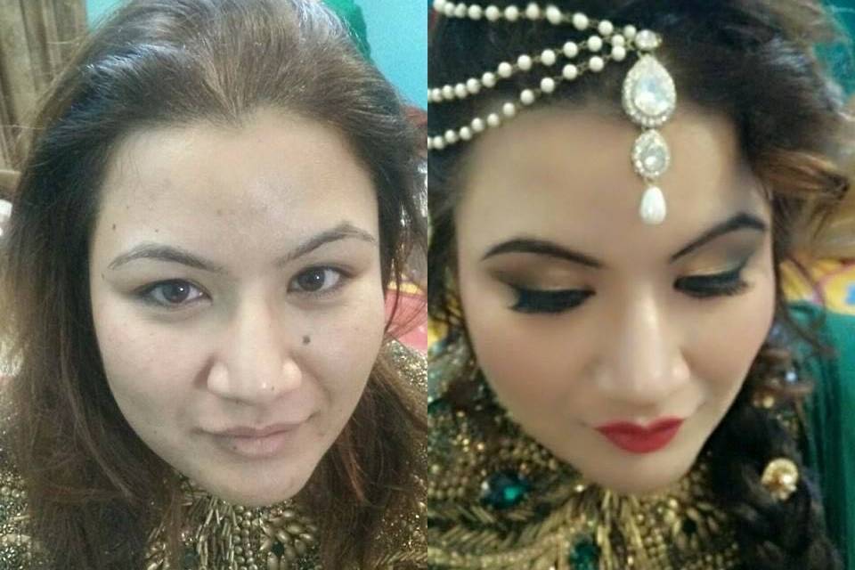 Bridal makeup