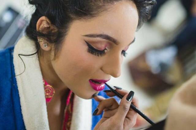 Bridal makeup