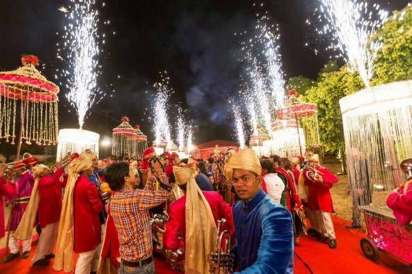 Sparkler Fireworks & Wedding Entries