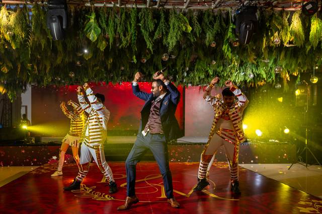 Celebrity host performance