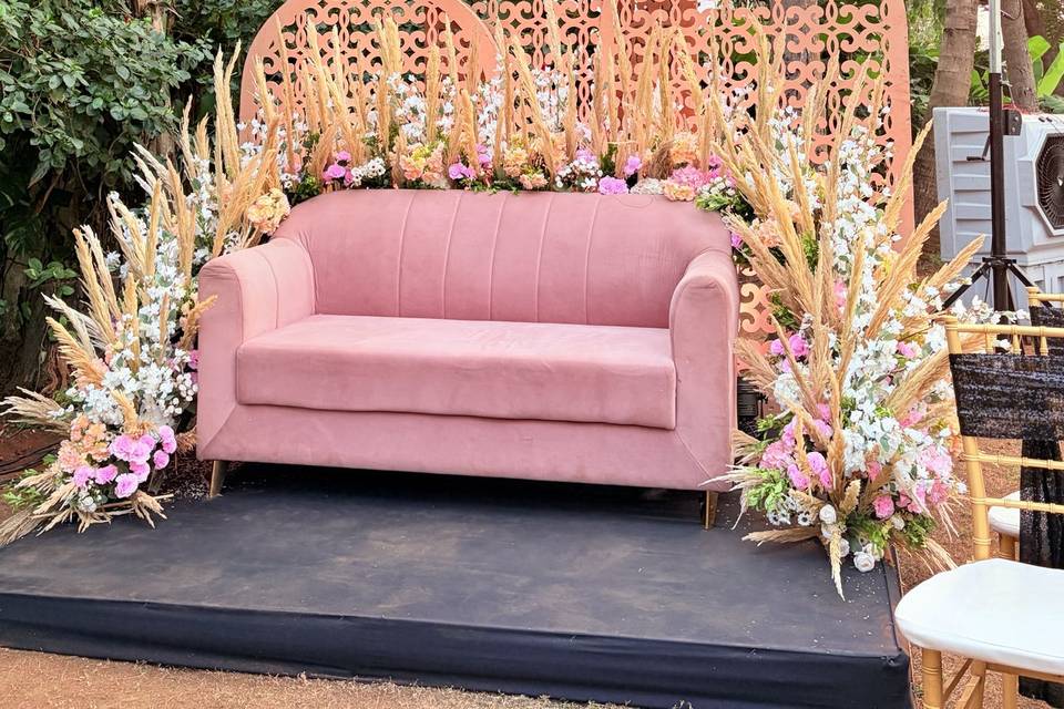 Sangeet Couple Seating