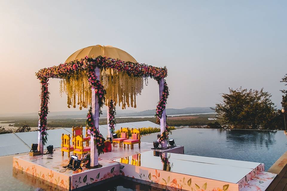 Floating Traditional Mandap