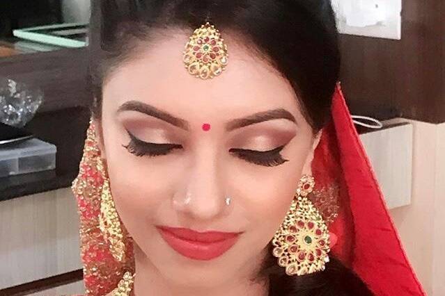 Bridal makeup