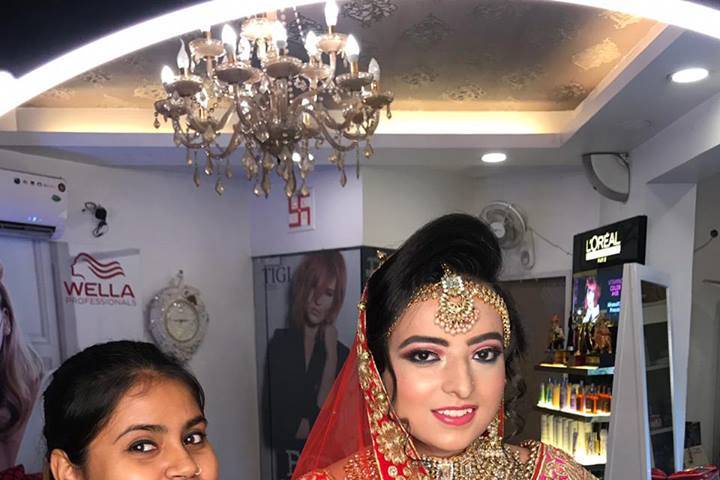 Bridal makeup