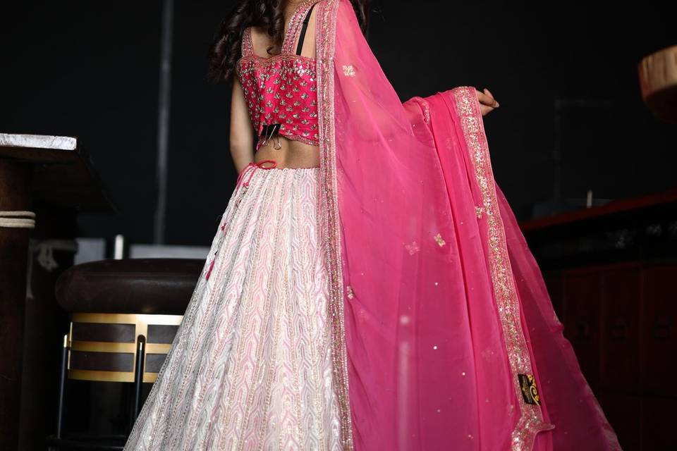 PInk Designer Lehenga