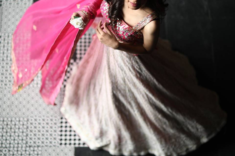 PInk Designer Lehenga