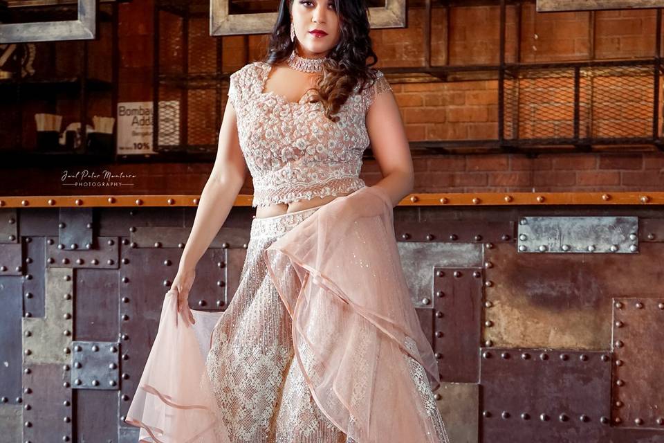 Peach Bridal Trousseau