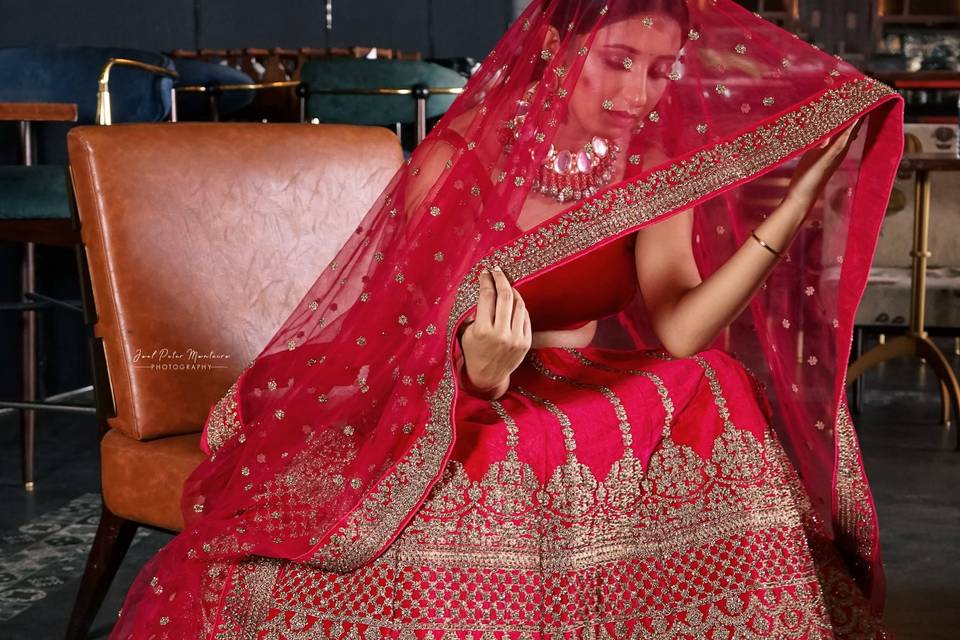 Pink Bridal Lehenga