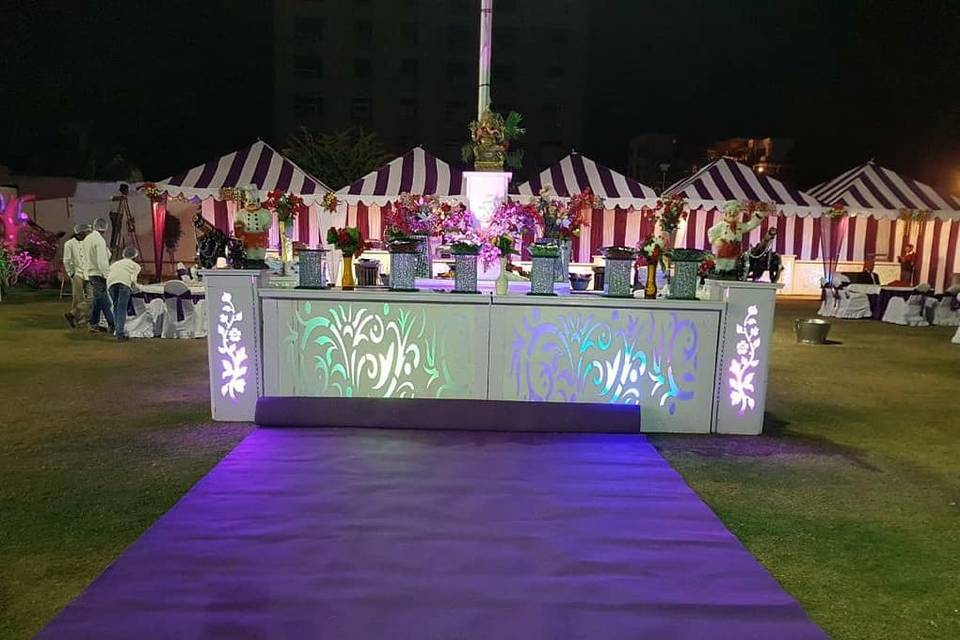 Catering setup