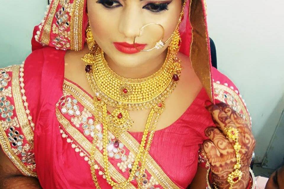 Bridal makeup