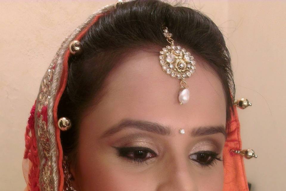 Bridal makeup