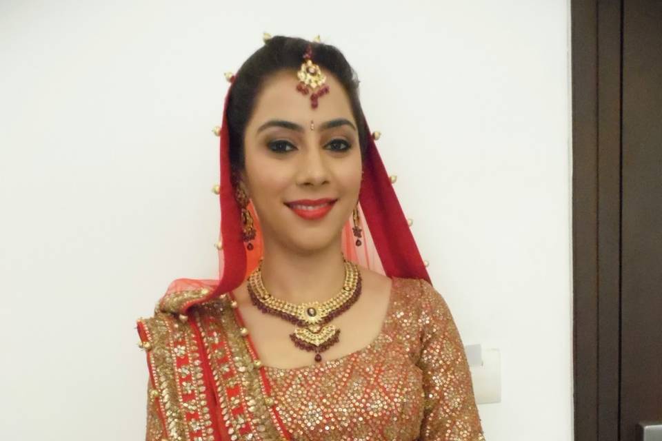 Bridal makeup