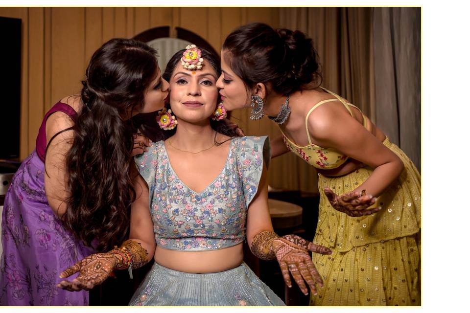 Mehndi makeup