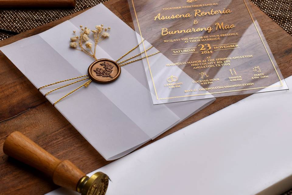 Velum Cover Invites