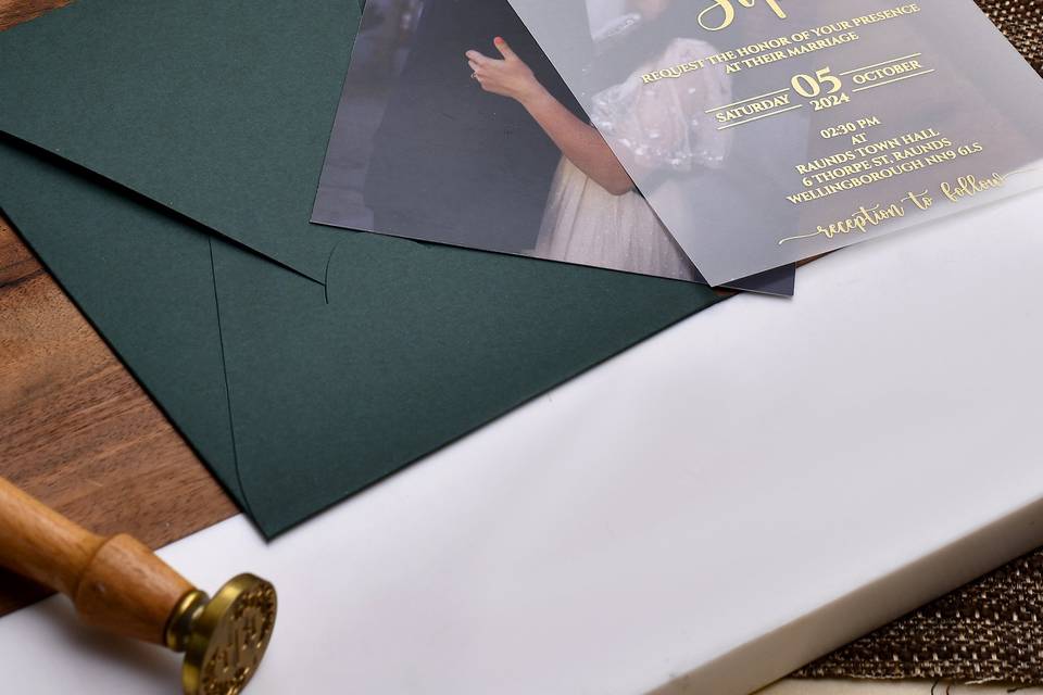 Butter Paper Invites