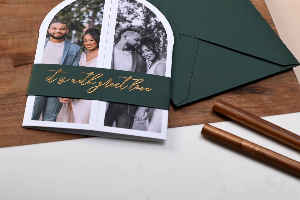 Paper Wedding Invitations