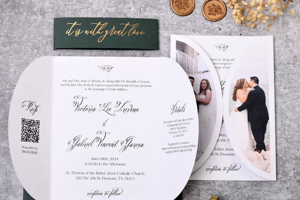 Photo Wedding Invites