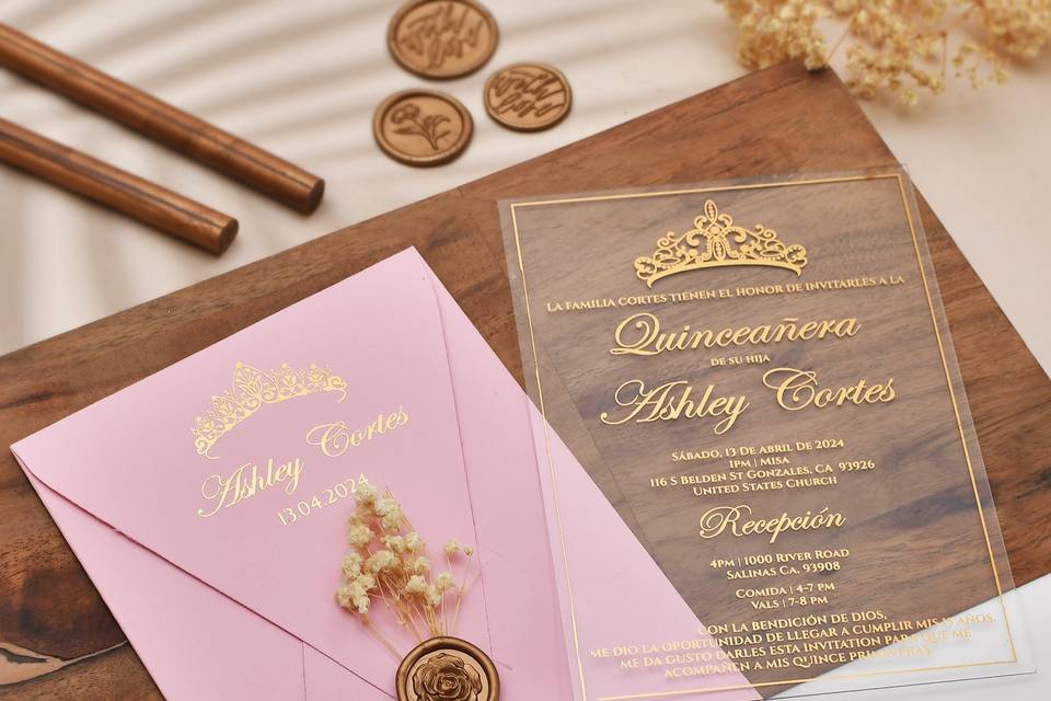 Pink Wedding Invitations