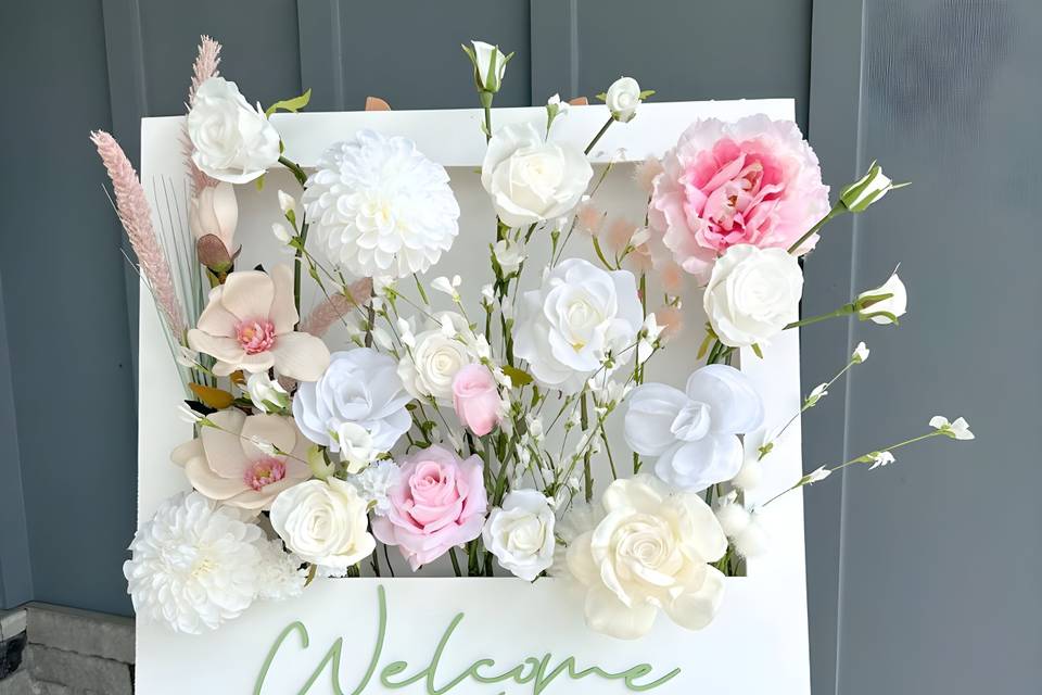 Flower Box Entry sign