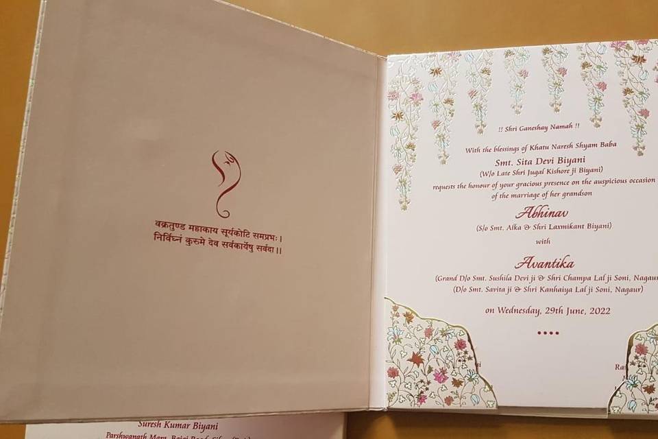 Wedding invite