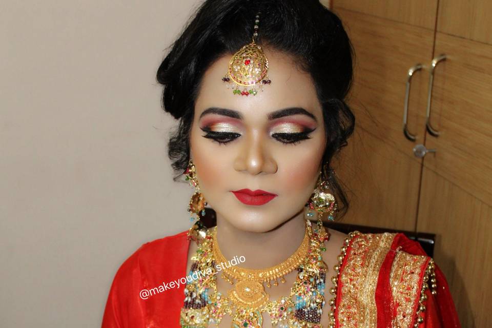 Bridal makeup