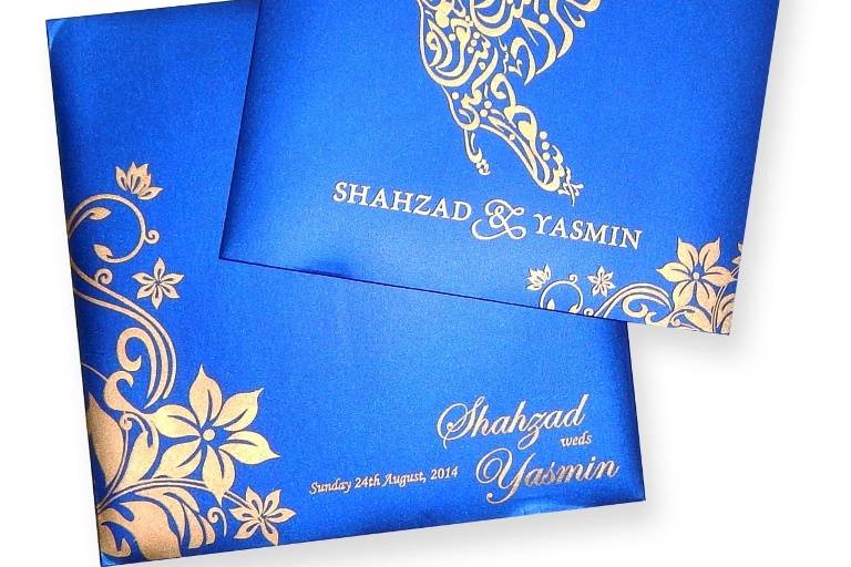 The wedding cards