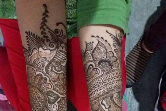 Bridal mehendi design