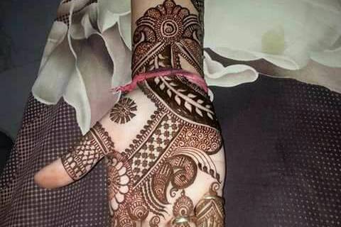 Bridal mehendi design