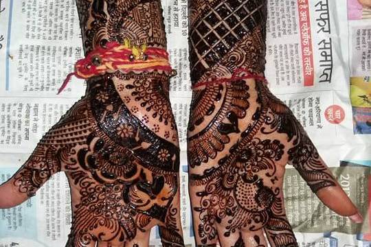 Bridal mehendi design