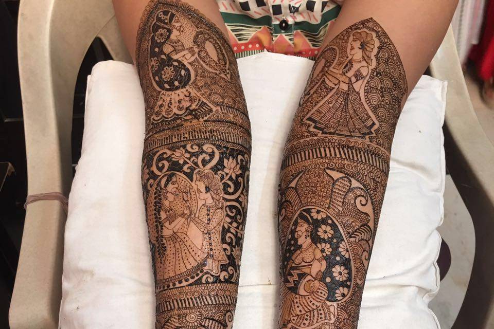 Bridal mehendi design