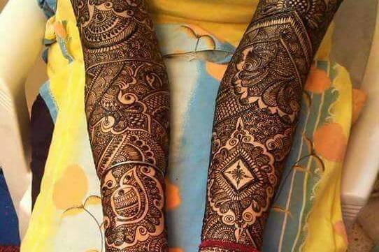 Bridal mehendi design