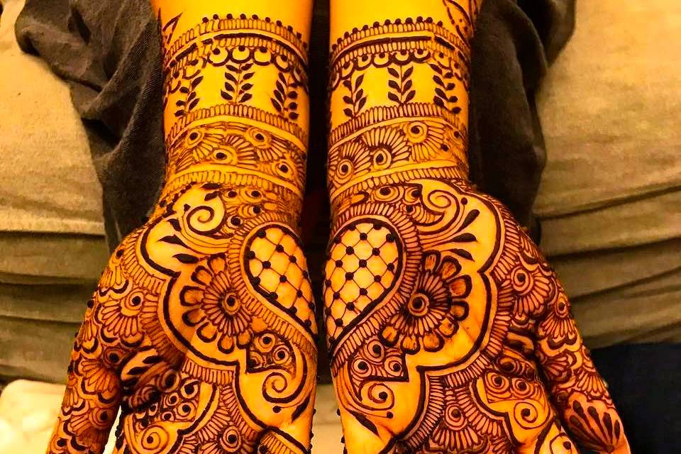 Bridal mehendi design