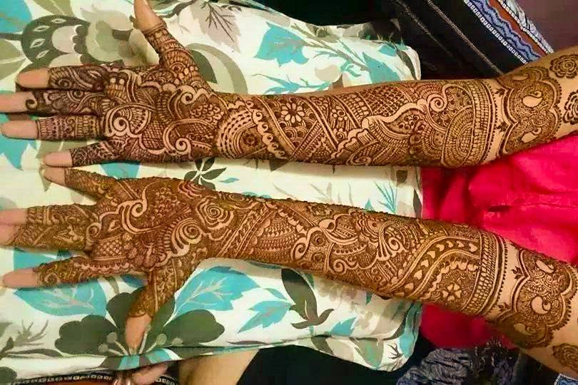 Floral mehndi designs