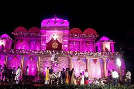 Memane mandap & speakers