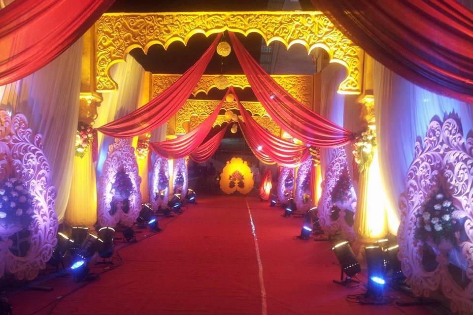 Memane mandap & speakers