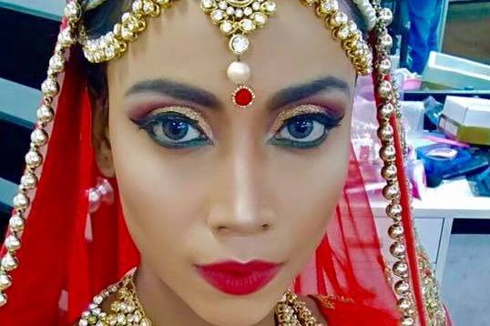 Bridal makeup