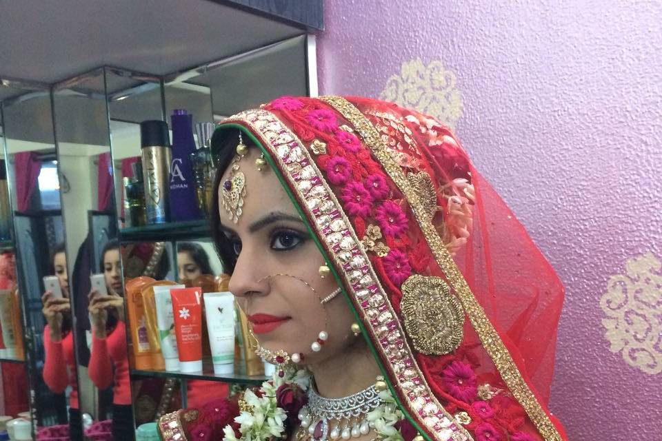 Bridal makeup