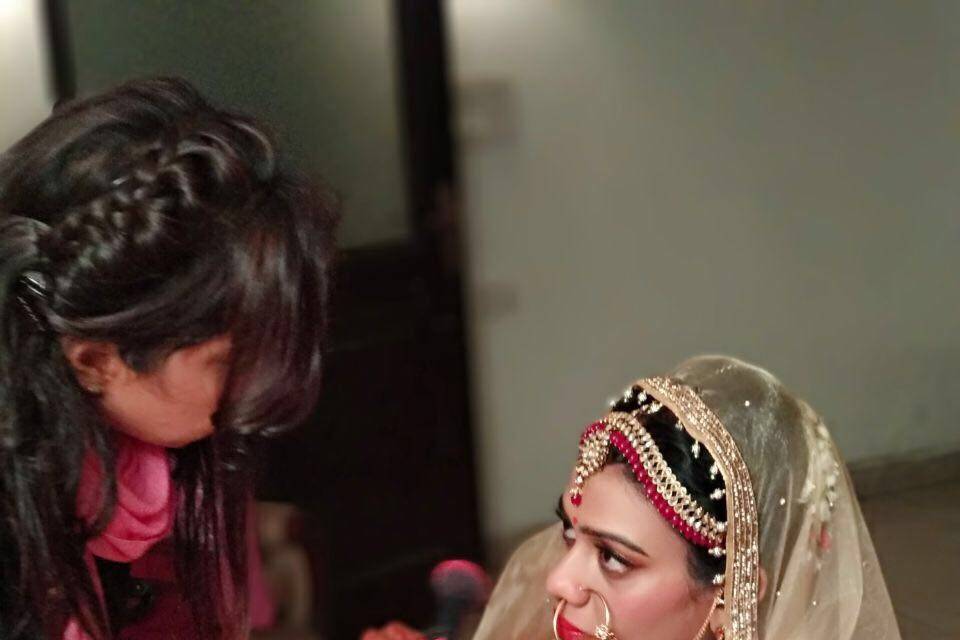 Bridal makeup