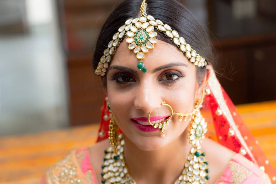 Bridal makeup