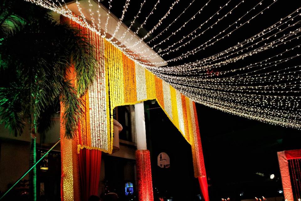 Marigold decor at its best